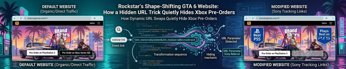 Rockstar's Shape-Shifting GTA 6 Website: How a Hidden URL Trick Quietly Hides Xbox Pre-Orders by GTA6 Daily