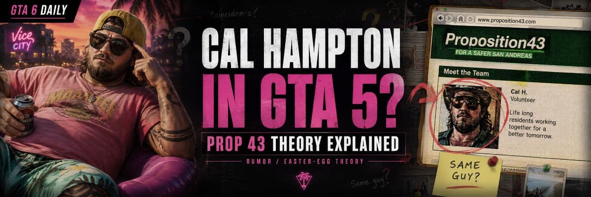 Was Cal Hampton Secretly in GTA 5? by GTA6 Daily