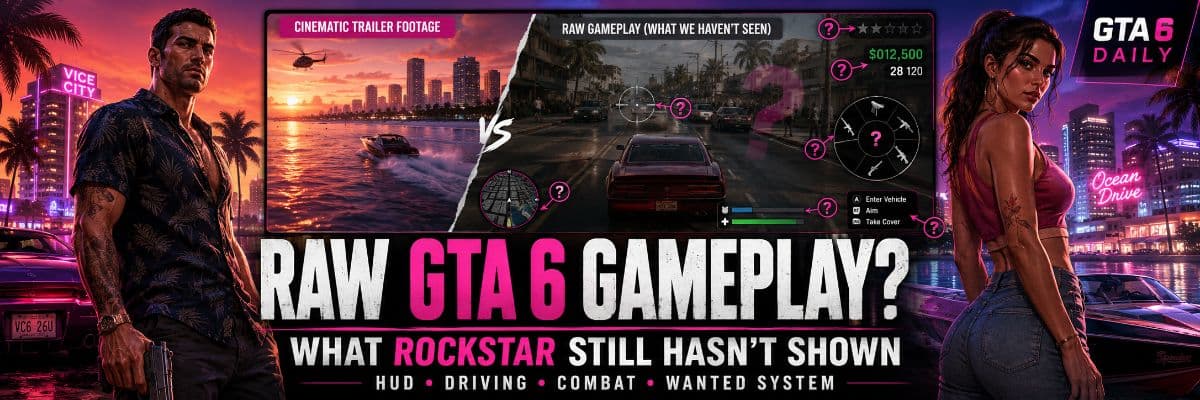Why Has Rockstar Still Not Shown Raw GTA 6 Gameplay? by GTA6 Daily