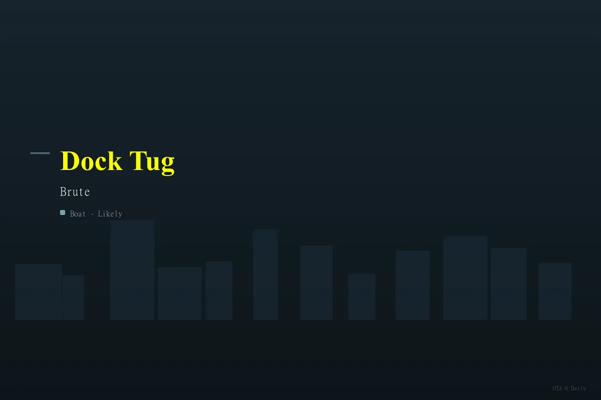 Dock Tug in an official GTA 6 screenshot