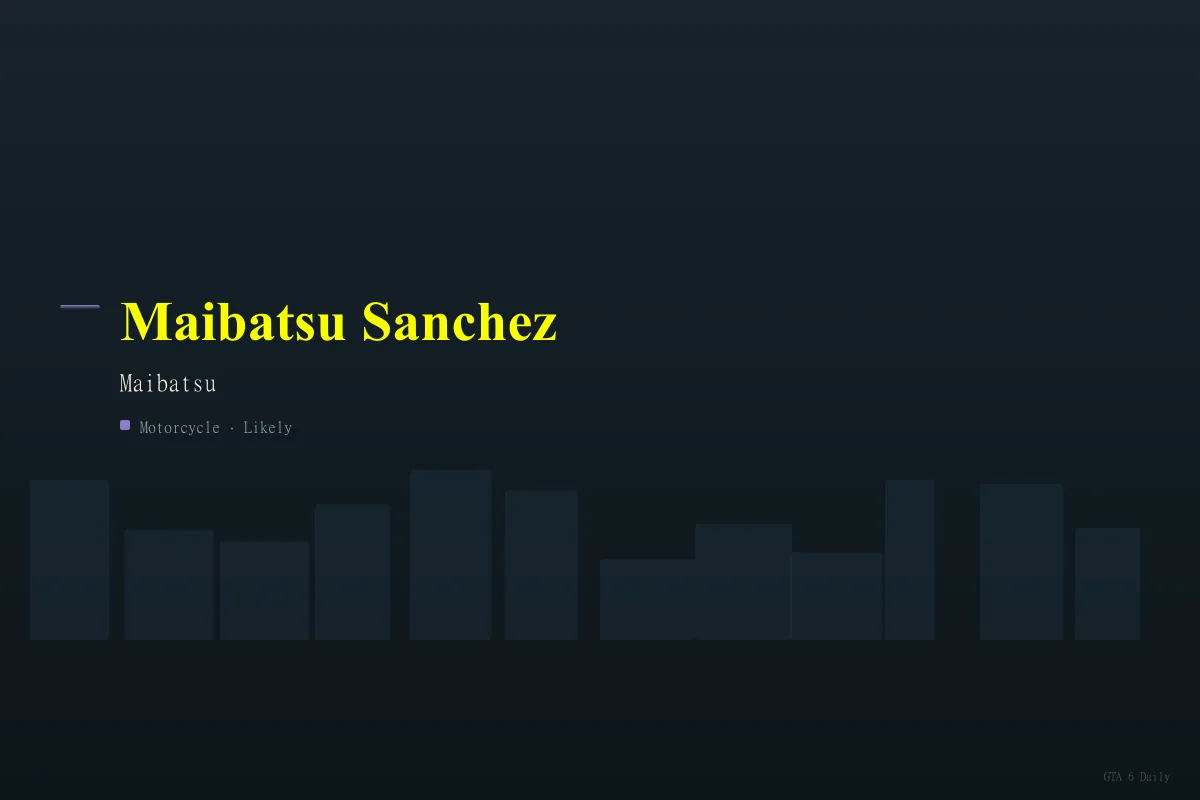 Maibatsu Sanchez in an official GTA 6 screenshot