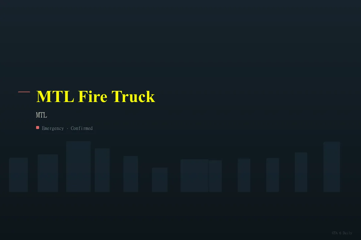 MTL Fire Truck in an official GTA 6 screenshot