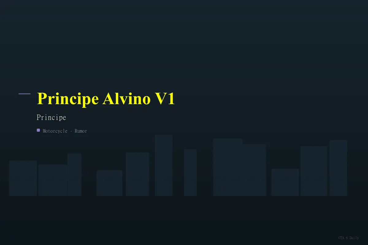Principe Alvino V1 in an official GTA 6 screenshot