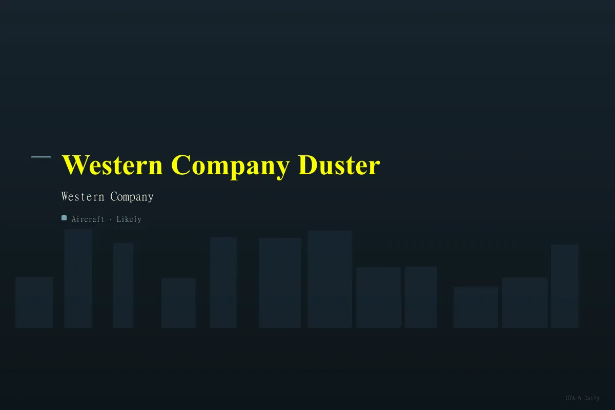 Western Company Duster in an official GTA 6 screenshot