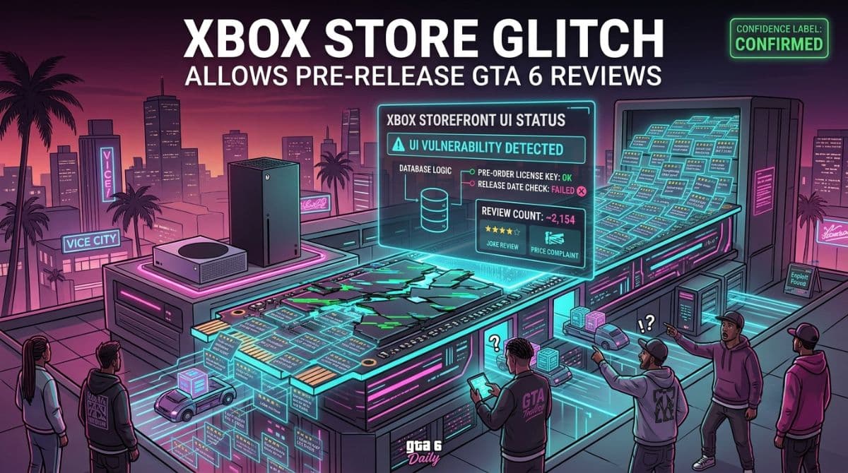 Xbox Store Glitch Allows Pre-Release GTA 6 Reviews by GTA6 Daily