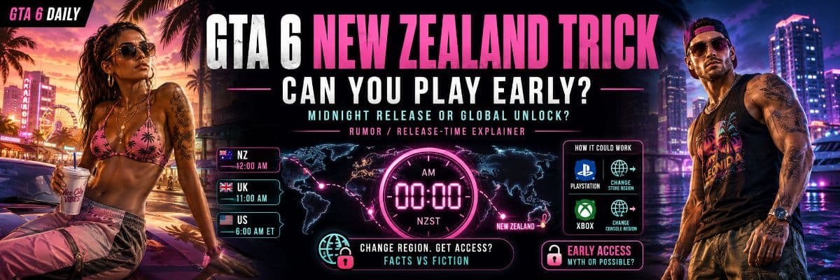 Will the New Zealand Trick Let You Play GTA 6 Early? Here's What We Know by GTA6 Daily