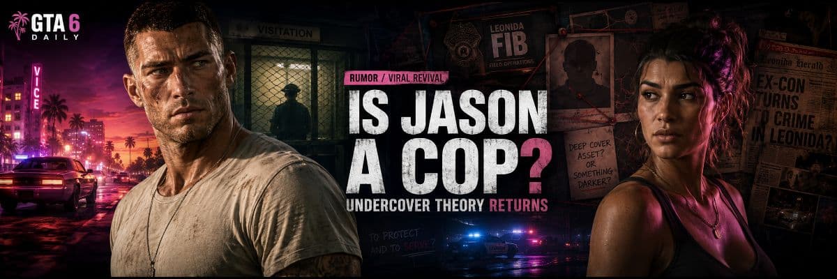 Is Jason an Undercover Cop in GTA 6? The Theory Is Spreading Again by GTA6 Daily
