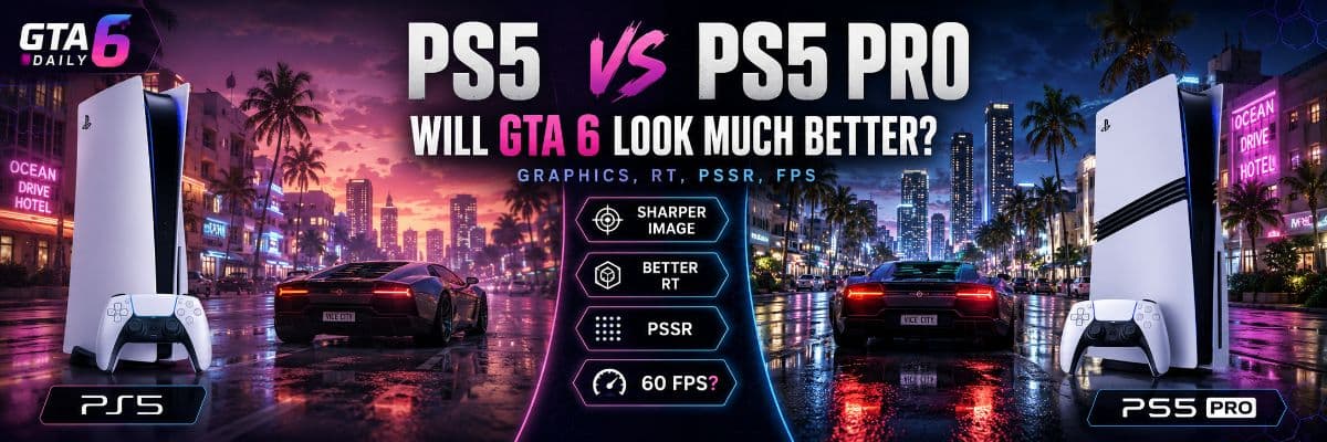 Will GTA 6 Look Much Better on PS5 Pro Than the Base PS5? by GTA6 Daily